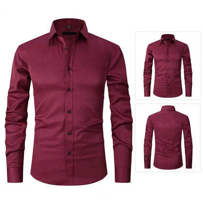 Men's Slim Fit Cardigan Shirt