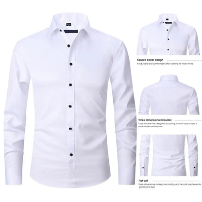 Men's Slim Fit Cardigan Shirt