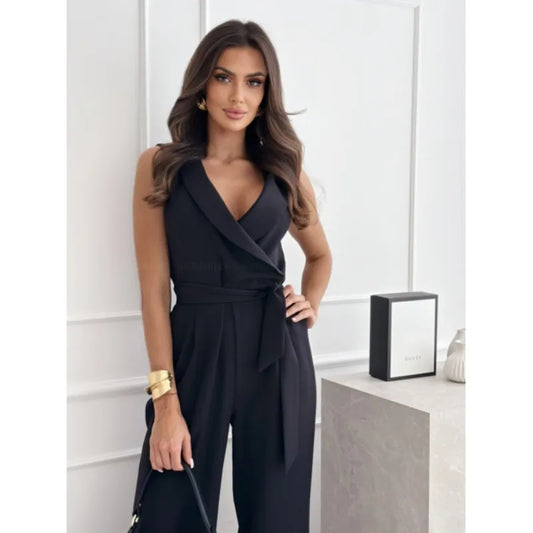 High-Waisted Strapless Jumpsuit