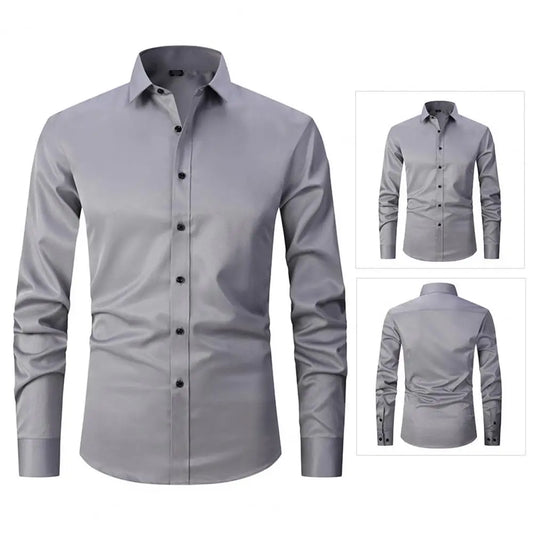 Men's Slim Fit Cardigan Shirt