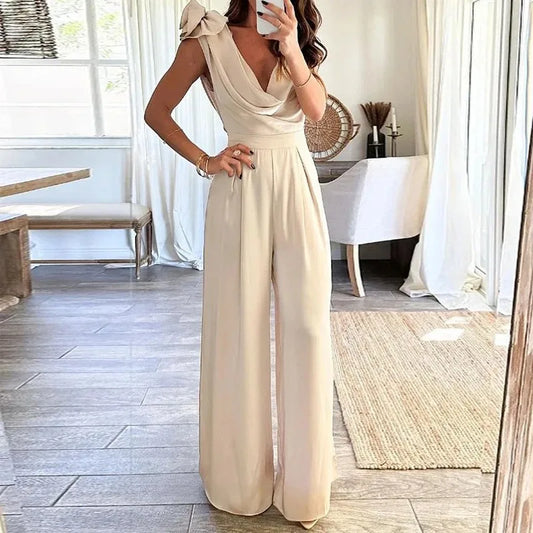 Elegant High-Waist Jumpsuit