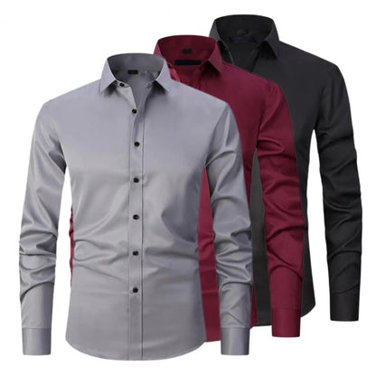 Men's Slim Fit Cardigan Shirt