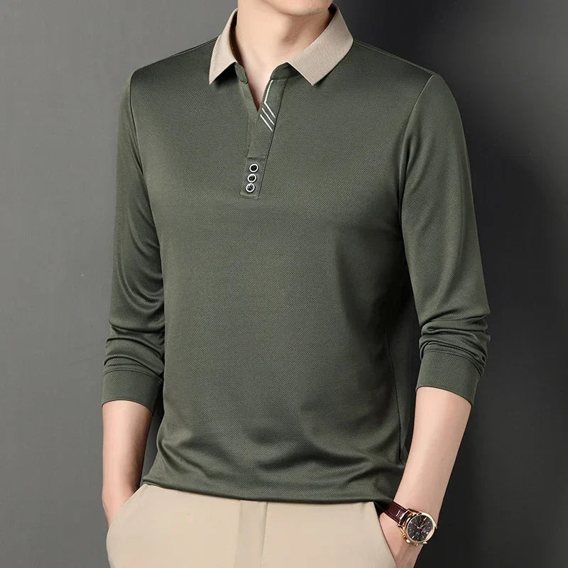 Autumn Men's Slim Fit Polo Shirt