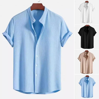 Stylish Stand Collar Shirt